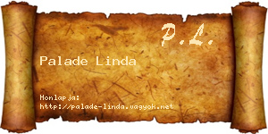 Palade Linda névjegykártya